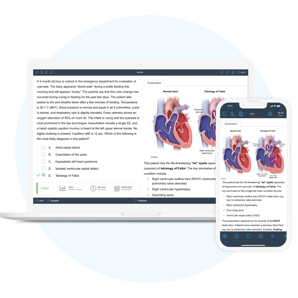 UWorld PA question about aortic coarctation