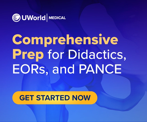 Pass the first time with comprehensive prep for didactics, EORs, and PANCE. Get started now.