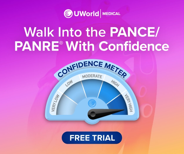 Walk into the PANCE/PANRE with confidence with UWorld PA.