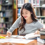 PA student studying with intention