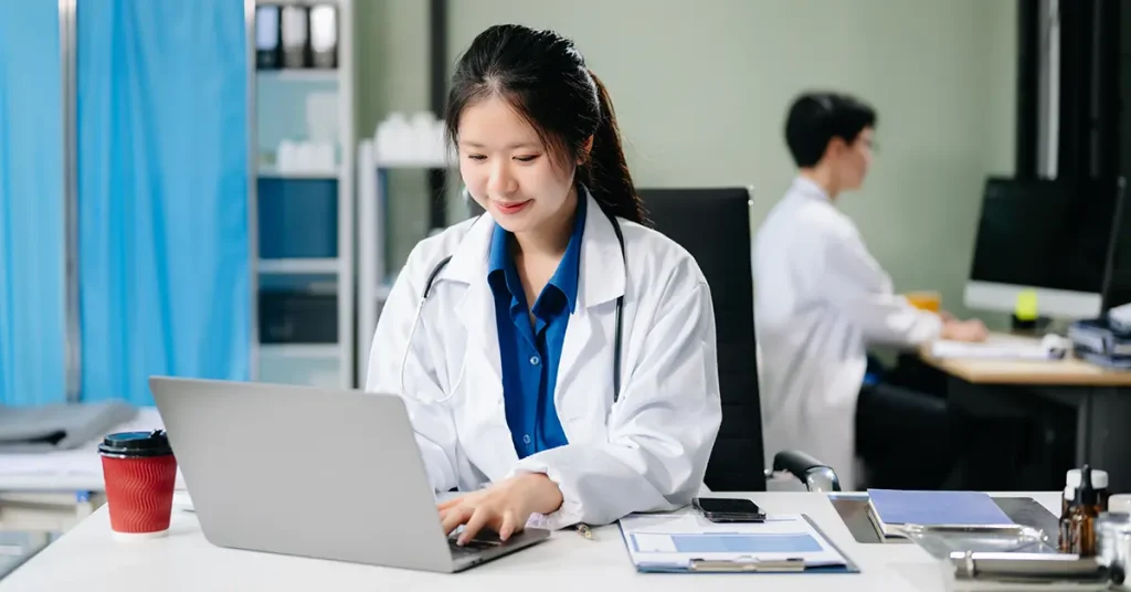 Candidate studying with the best PANRE review course.